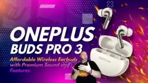 OnePlus Buds Pro 3 Review: Audio That Hits the Sweet Spot | Smart Tech, Sharp Takes - CRYOVEX.com The sleek design of the oneplus buds pro 3 in lunar radiance color with a chrome finish.