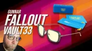 Fallout Vault 33 Blue Light Glasses: A Gamer's Eyewear Revolution | Smart Tech, Sharp Takes - CRYOVEX.com Fallout vault 33 blue light glasses by gunnar with retro-futuristic design, showcasing advanced lens technology for eye strain relief during gaming and screen time.