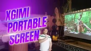 XGIMI Portable Outdoor Screen: The Ultimate Setup for Outdoor Movie Nights | Smart Tech, Sharp Takes - CRYOVEX.com Xgimi 70-inch portable outdoor projection screen with a foldable, lightweight design, water-resistant aluminum frame, and quick setup for backyard and camping movie nights.