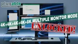Multiple monitors: When 4 aren't enough, the Plugable UD-7400PD supports 5! | Smart Tech, Sharp Takes - CRYOVEX.com The plugable ud-7400pd docking station has support for multiple monitors.