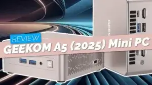 GEEKOM A5 (2025) Mini PC review: Small doesn't mean inadequate | Smart Tech, Sharp Takes - CRYOVEX.com Geekom a5 (2025) mini pc review