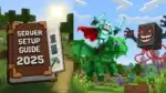 Players creating a minecraft java server in 2025 to play multiplayer with friends