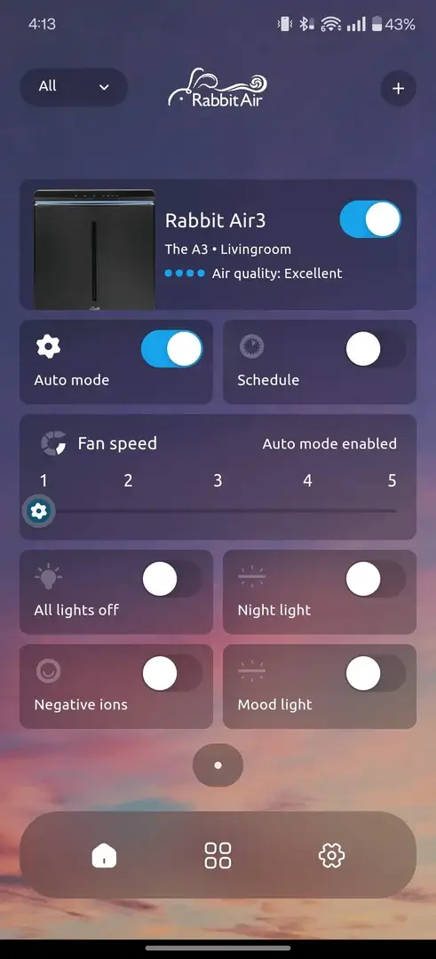 Rabbit Air A3 Ultra Quiet Review: Clean Air Meets Modern Style | Smart Tech, Sharp Takes - CRYOVEX.com Rabbit air app scheduling setup and filter-reminder screen for a3 purifier