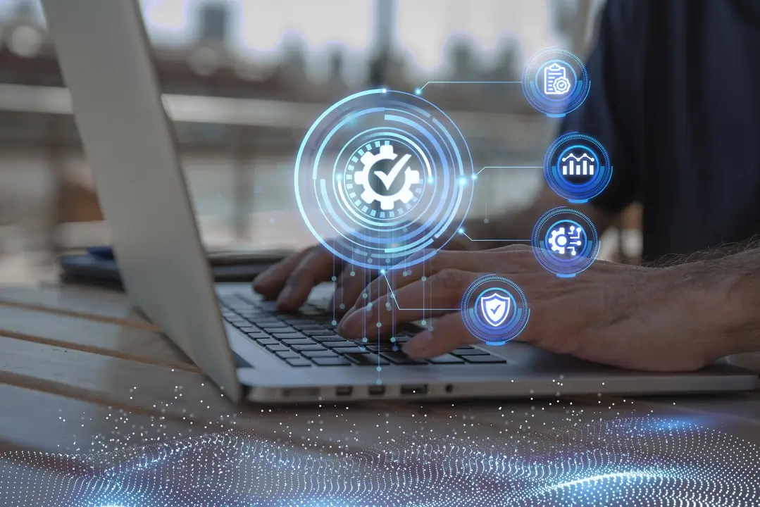 How to Transform Field-Service Business Using AI and Tools | Smart Tech, Sharp Takes - CRYOVEX.com Technician in the field applying automation systems to enhance service performance.