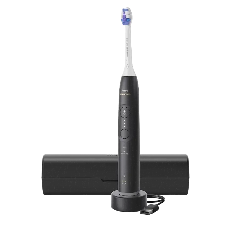 Philips Sonicare Series 6100 Review: A Surprisingly Thoughtful Toothbrush | Smart Tech, Sharp Takes - CRYOVEX.com Close-up of the philips sonicare series 6100 handle showing control buttons and clean design
