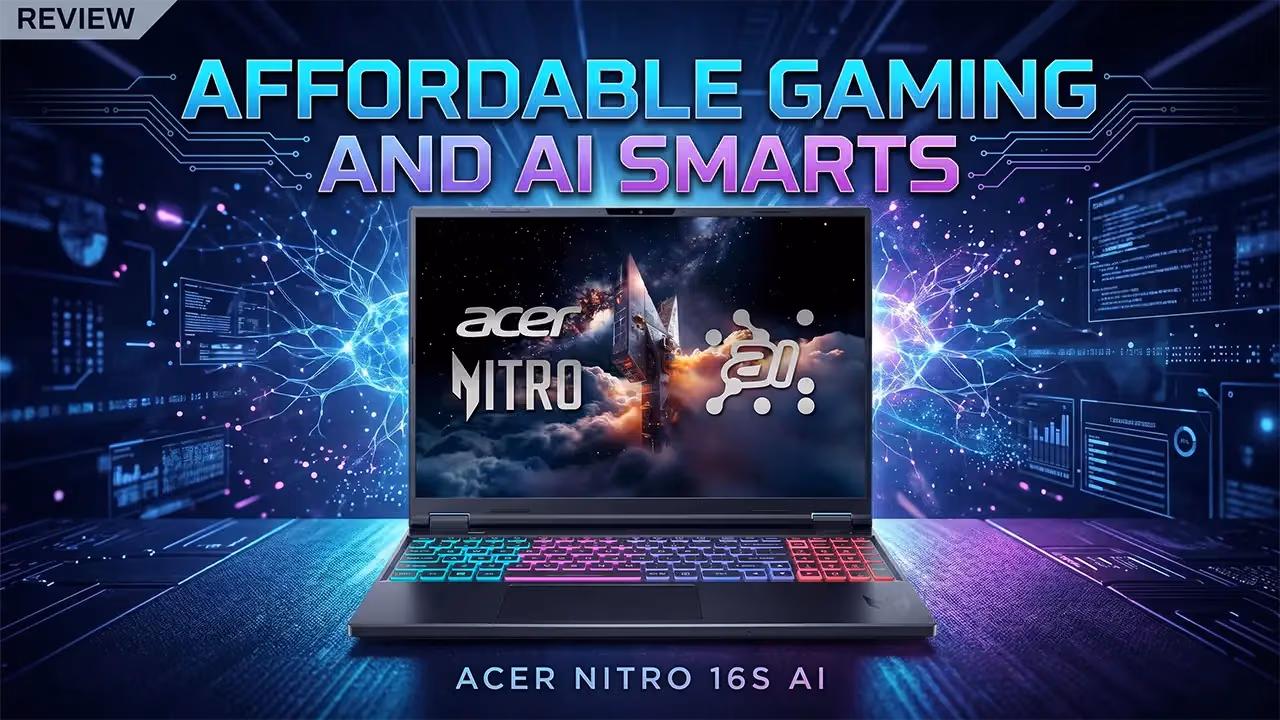 Acer Nitro 16S AI review: Affordable gaming and AI smarts | Smart Tech, Sharp Takes - CRYOVEX.com Acer nitro 16s ai gaming laptop review