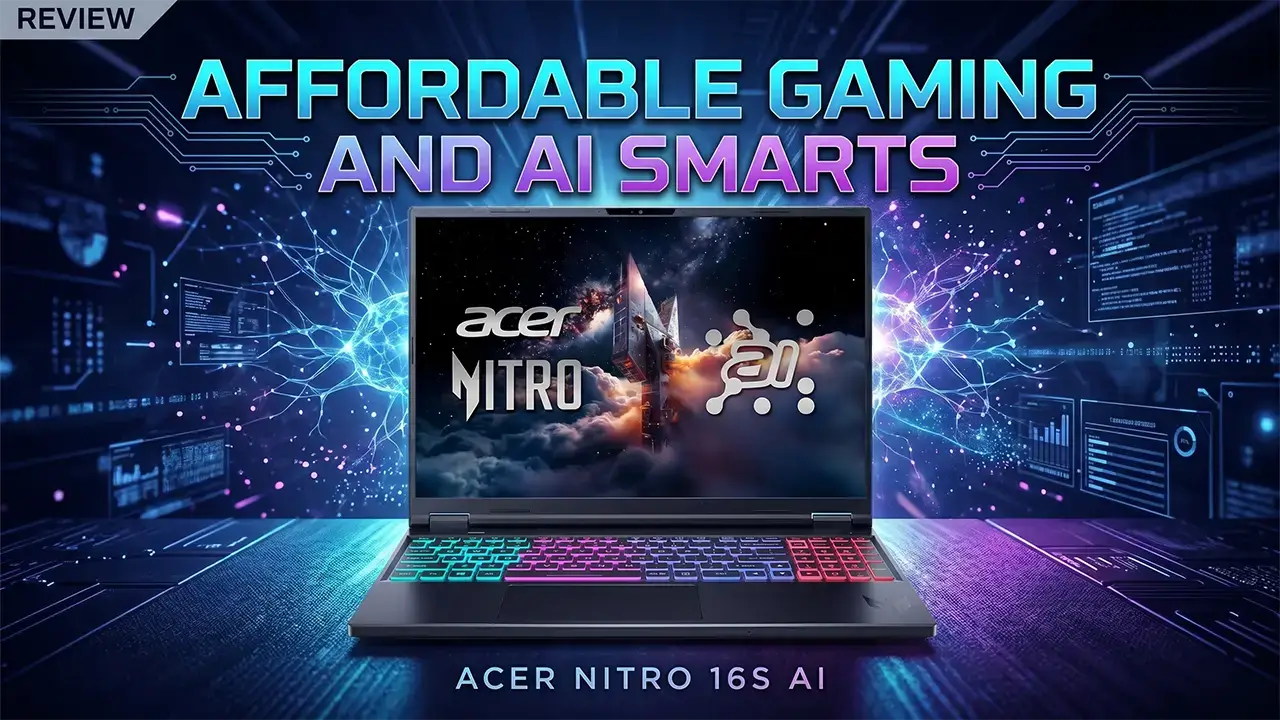 Acer Nitro 16S AI review: Affordable gaming and AI smarts | Smart Tech, Sharp Takes - CRYOVEX.com Acer nitro 16s ai gaming laptop review