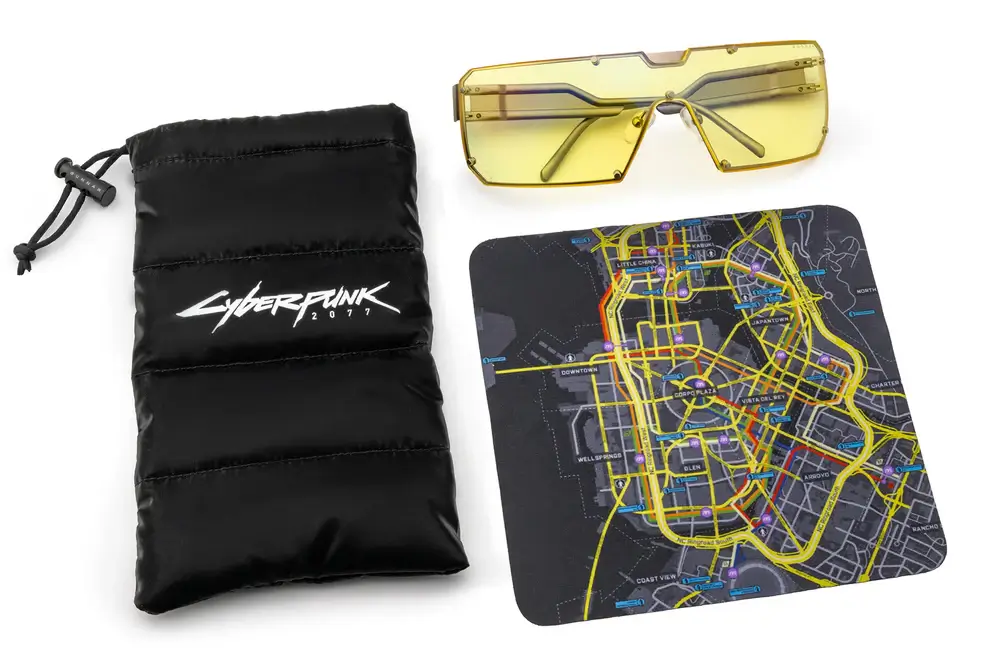 Gunnar Cyberpunk 2077 Dex Blue Light Glasses Review (2026) | Smart Tech, Sharp Takes - CRYOVEX.com Cyberpunk 2077 gunnar dex microfiber cleaning cloth with night city map design