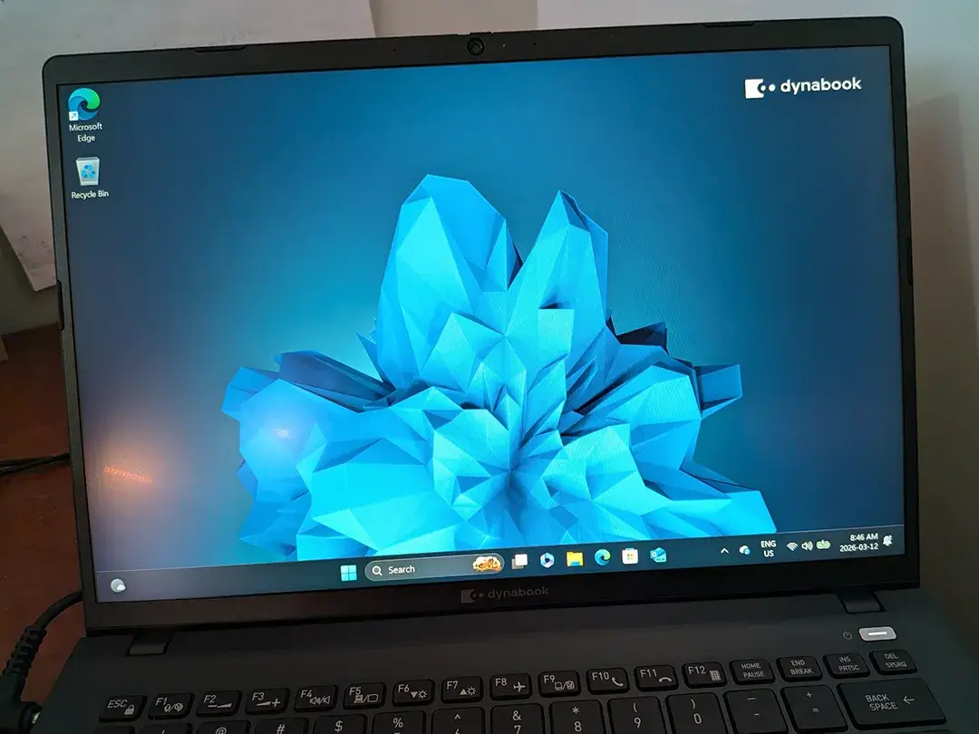 The display on the dynabook tecra a45-m laptop.