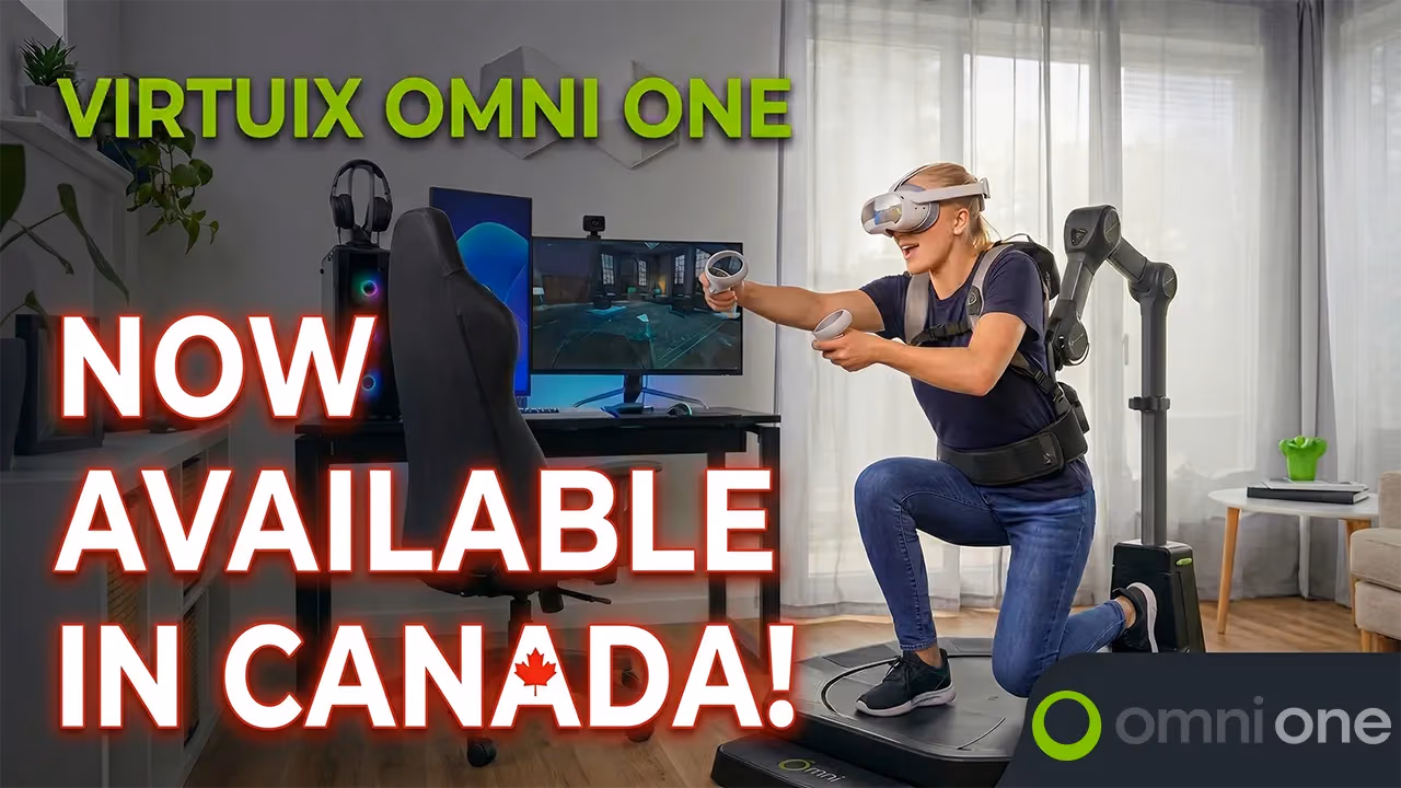 Omni One full-body VR system now available in Canada! | Smart Tech, Sharp Takes - CRYOVEX.com Virtuix omni one full-body vr system