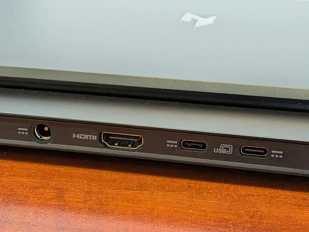 Acer Nitro 16S AI review: Affordable gaming and AI smarts | Smart Tech, Sharp Takes - CRYOVEX.com The back ports on the acer nitro 16s ai gaming laptop.