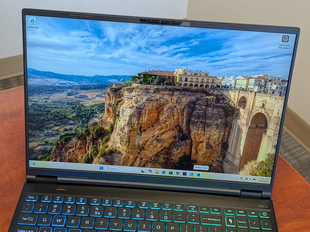 Acer Nitro 16S AI review: Affordable gaming and AI smarts | Smart Tech, Sharp Takes - CRYOVEX.com The wuxga display on the acer nitro 16s ai gaming laptop.