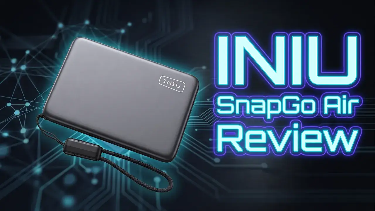 Iniu snapgo air wireless power bank