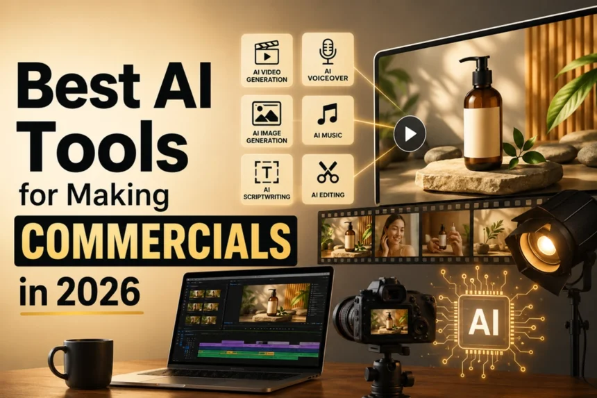 Best ai tools for making commercials in 2026 with ai video generation, editing, voiceover, and commercial production tools
