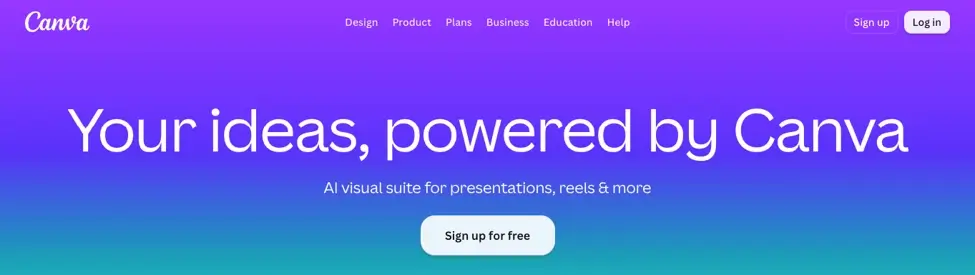 Best AI Tools for Content Creators in 2026 | Smart Tech, Sharp Takes - CRYOVEX.com Canva design interface showing drag-and-drop graphic editing tools, ai design features, and layout controls.