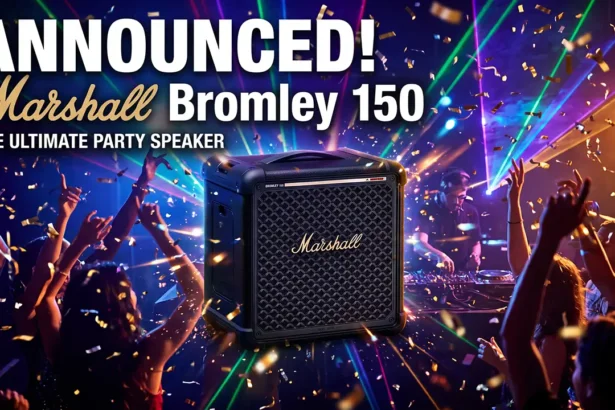 The Marshall Bromley 150 is a party speaker with 40+ hours of battery | Smart Tech, Sharp Takes - CRYOVEX.com Marshall bromley 150 party speaker announced