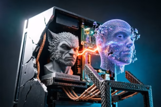 Insomniac Games Denies Generative AI Use Following Wolverine Asset Controversy | Smart Tech, Sharp Takes - CRYOVEX.com A close-up of a confusing, illegible restroom sign from promotional marvel's wolverine footage.