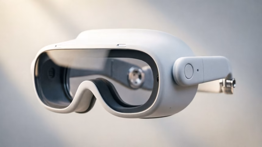 Meta’s new VR glasses bring controller-free Quest gaming at a steep price | Smart Tech, Sharp Takes - CRYOVEX.com Close-up view of meta's sleek new vr glasses designed for controller-free virtual reality experiences