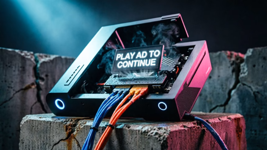 Microsoft Patent Outlines In-Game Ad Breaks for PC and Console Games | Smart Tech, Sharp Takes - CRYOVEX.com Concept illustration representing digital game loading screens and interactive software interfaces.