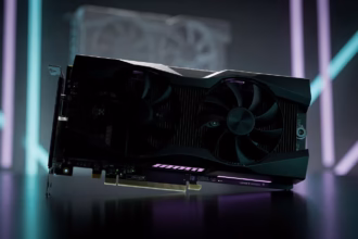 NVIDIA GeForce RTX 60 series release date rumours point toward 2028 | Smart Tech, Sharp Takes - CRYOVEX.com Nvidia graphics card logo and hardware concept art