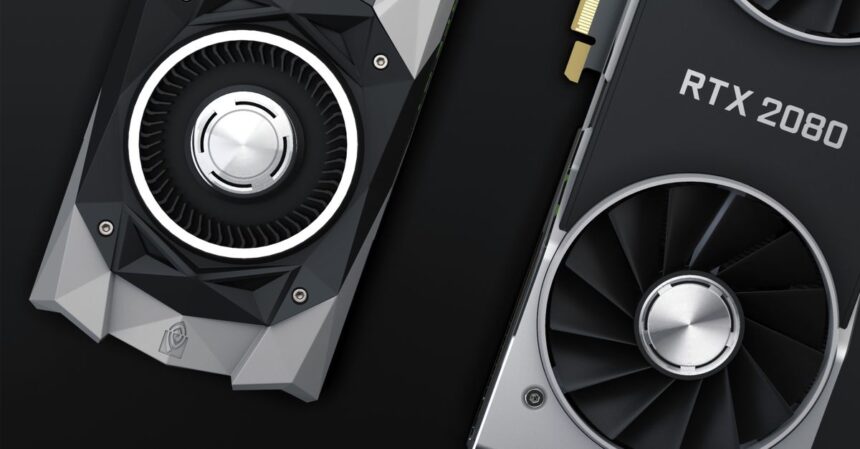 RPCS3 emulator performance sees major boost following NVIDIA driver workaround | Smart Tech, Sharp Takes - CRYOVEX.com Close-up of two high-performance rtx 2080 graphics cards showcasing their sleek design and cooling fans.