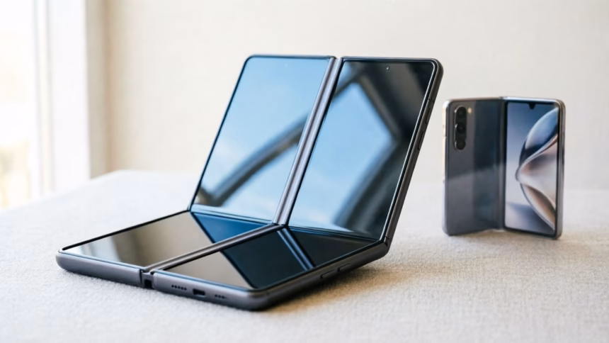 Samsung Galaxy Z Fold7 price drops as Z Fold8 Ultra details emerge | Smart Tech, Sharp Takes - CRYOVEX.com Side-by-side comparison of samsung galaxy z fold7 and z fold8 ultra foldable smartphones