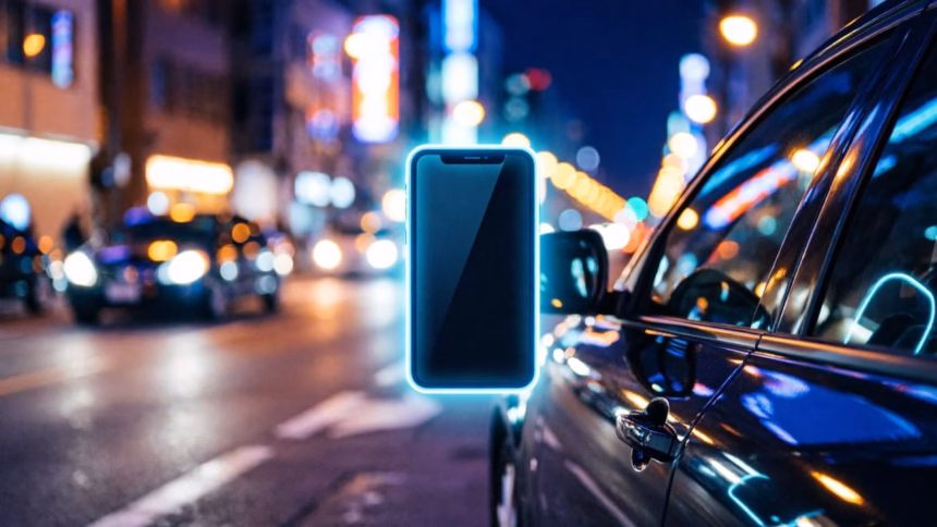 Study Reveals Widespread Data Sharing in Connected Vehicles | Smart Tech, Sharp Takes - CRYOVEX.com Diagram showing data flow from a vehicle to mobile app and third-party servers
