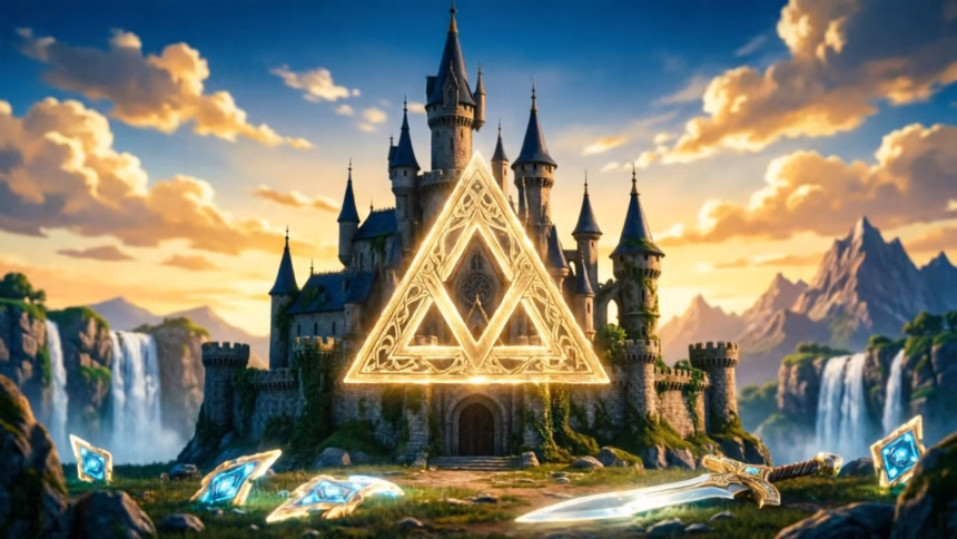 Orchestral performance stage setup for the legend of zelda 40th anniversary concert