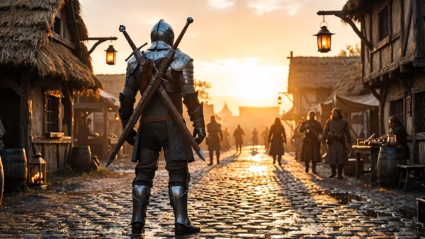 The Witcher 3 Remastered Edition Sparks Community Backlash Over Lighting Changes | Smart Tech, Sharp Takes - CRYOVEX.com A screenshot from the witcher 3 showing a landscape scene with bright, washed-out lighting effects.