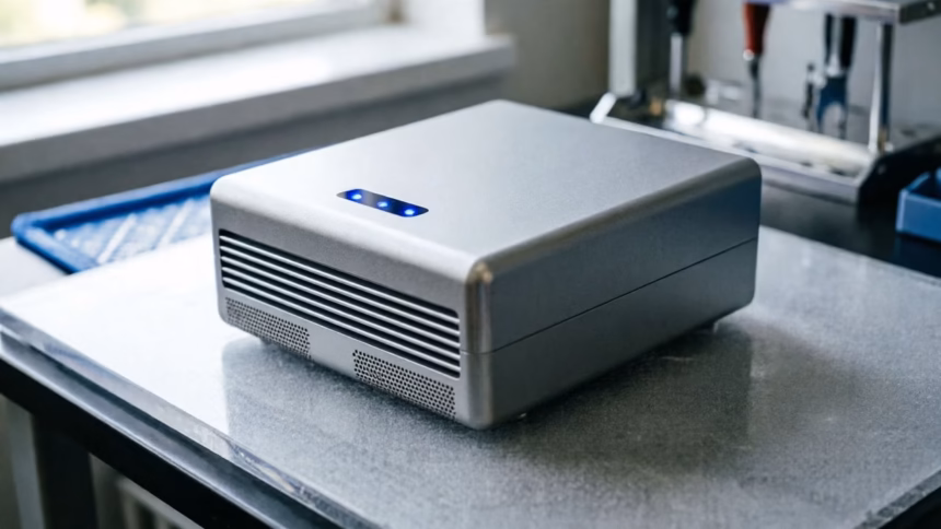 U.S. Court Ruling Confirms Warrantless Phone Searches for Canadian Travellers | Smart Tech, Sharp Takes - CRYOVEX.com A traveller holding a smartphone while approaching a u. S. Border checkpoint with an officer in the background.
