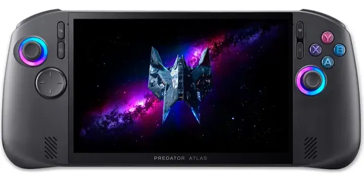 Acer Predator Atlas 8 available November 1st at Best Buy | Smart Tech, Sharp Takes - CRYOVEX.com Front view of the acer predator atlas 8 gaming handheld