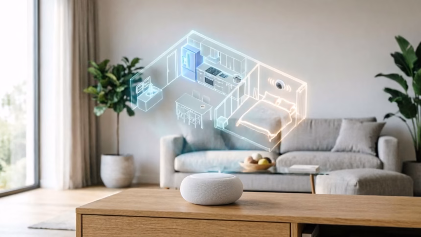 Apple’s Home Ecosystem Push: New HomeView, HomePod Mini 2, and Apple TV 4K Announced | Smart Tech, Sharp Takes - CRYOVEX.com Conceptual rendering of the new apple homeview device alongside the homepod mini 2
