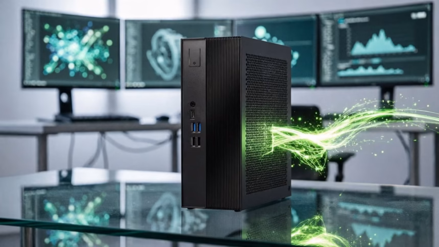 ASRock DeskSlim Series Brings RTX PRO Blackwell GPUs to Compact Workstations | Smart Tech, Sharp Takes - CRYOVEX.com Asrock deskslim series compact workstation chassis with internal components visible