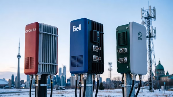 Big Three Canadian Carriers Top Opensignal’s 2026 Global 5G Awards | Smart Tech, Sharp Takes - CRYOVEX.com Smartphone displaying 5g network connectivity icon