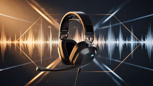 Corsair Launches HS80 V2 Max Wireless Headset with Dual-Mode Connectivity and Extended Battery Life | Smart Tech, Sharp Takes - CRYOVEX.com Corsair hs80 v2 max wireless gaming headset product shot