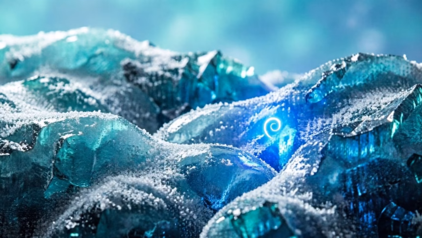 Abstract digital illustration representing open source software creativity