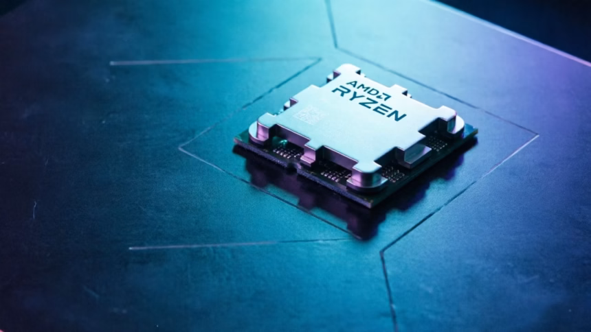 Decoding AMD CPU Names: What the Suffixes and Numbers Actually Mean | Smart Tech, Sharp Takes - CRYOVEX.com Close-up of an amd ryzen processor label showing model number and suffixes