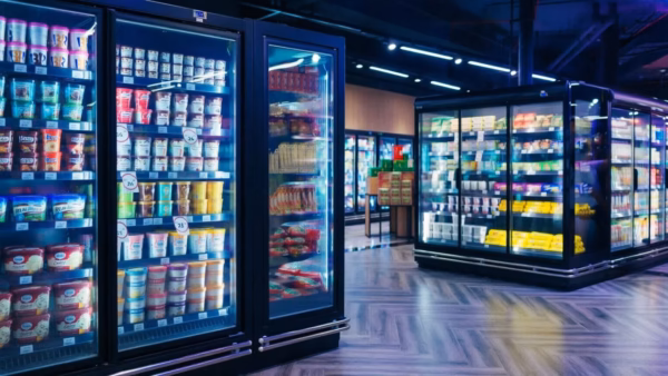 French Supermarket Cyberattack Highlights Risks of Connected Retail Infrastructure | Smart Tech, Sharp Takes - CRYOVEX.com Damaged supermarket shelves with spoiled food products following a system failure