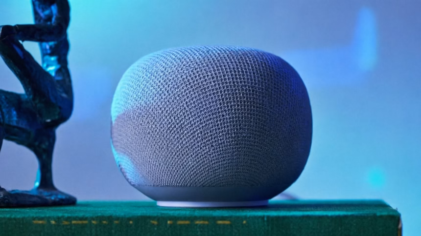 Google Home Speakers Hit by Data Overuse Bug: What New Users Need to Know | Smart Tech, Sharp Takes - CRYOVEX.com Close-up of a white google home smart speaker sitting on a wooden surface