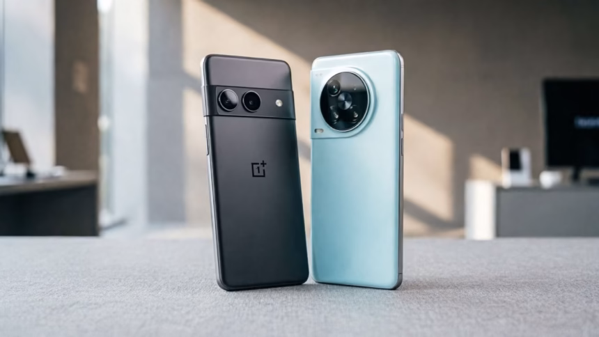 Google play console supported devices list showing oneplus ace 7 model information