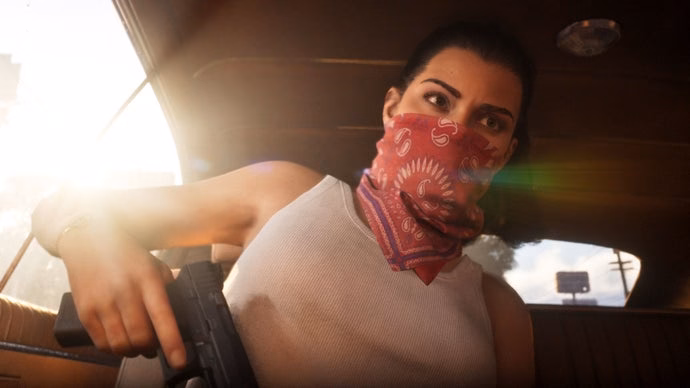 GTA 6 Leaker CyberLeek Releases New Video Featuring Nudity Mechanics | Smart Tech, Sharp Takes - CRYOVEX.com Conceptual image of a character parachuting from a rooftop in a sunny urban environment