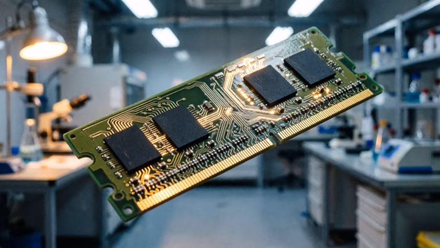 Memory Executives Warn RAM Shortage Will Persist Through 2028 | Smart Tech, Sharp Takes - CRYOVEX.com Stacks of ddr5 memory modules on a circuit board