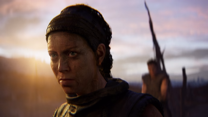 Ninja Theory Layoffs Confirmed Following Xbox Restructuring | Smart Tech, Sharp Takes - CRYOVEX.com Senua from hellblade 2 standing in a dramatic landscape