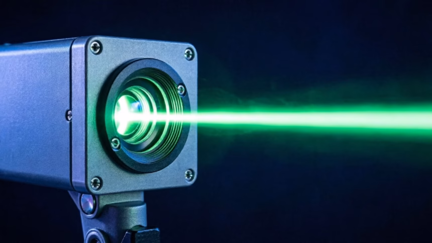 Physicists Achieve Room-Temperature Quantum Entanglement Between Light and a Glass Bead | Smart Tech, Sharp Takes - CRYOVEX.com Diagram of a green laser beam interacting with a suspended glass nanosphere in an optical cavity
