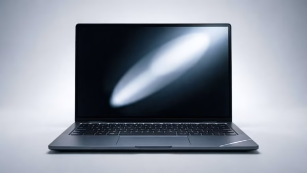 Samsung Enters the Googlebook Fray with Snapdragon X Elite Prototype | Smart Tech, Sharp Takes - CRYOVEX.com Laptop silhouette representing samsung's upcoming android-powered device