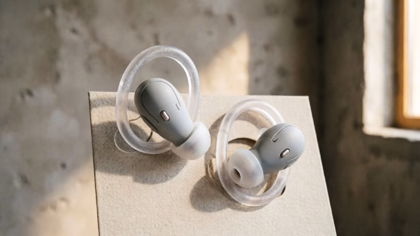 Samsung Galaxy Buds On Clip-On Earbuds Launch in US for $229 | Smart Tech, Sharp Takes - CRYOVEX.com Close-up of samsung galaxy buds on clip-on earbuds resting on a charging case.
