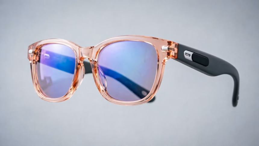 Snap Spectacles Launch at $2,195 with No Confirmed Canadian Availability | Smart Tech, Sharp Takes - CRYOVEX.com Close-up view of snap spectacles smart glasses displayed at an event
