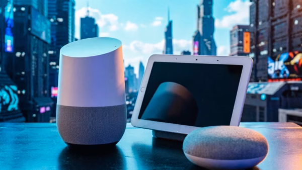 The Konami Code Easter Egg Still Lives in Your Smart Home Devices | Smart Tech, Sharp Takes - CRYOVEX.com Smart speaker device with gaming controller overlay