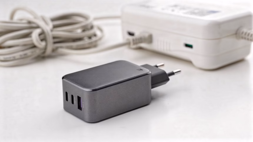Ugreen Charger Troubles: What Owners Are Reporting | Smart Tech, Sharp Takes - CRYOVEX.com Close up of a ugreen wall charger plugged into an outlet with a usb-c cable attached