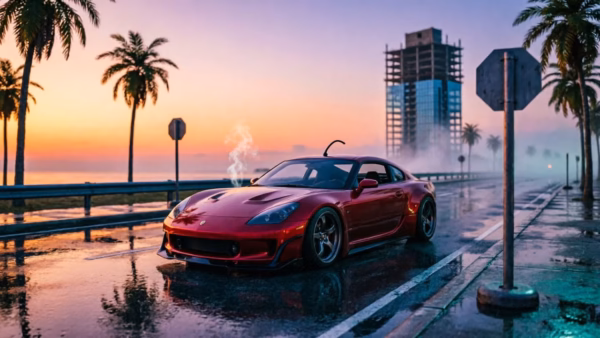 Xbox Clarifies GTA VI Streaming: No PC Cloud Access at Launch | Smart Tech, Sharp Takes - CRYOVEX.com Xbox controller next to a pc monitor displaying grand theft auto vi promotional art